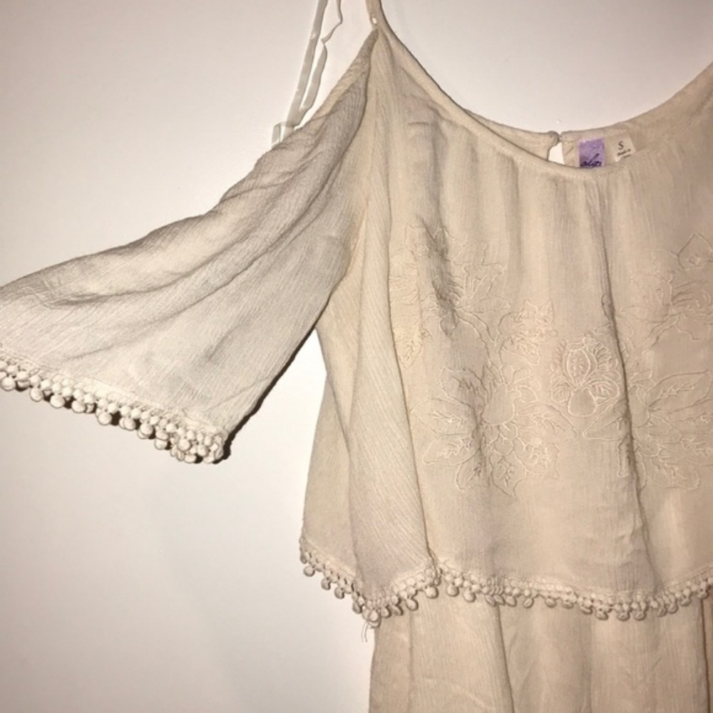 Cream Romper